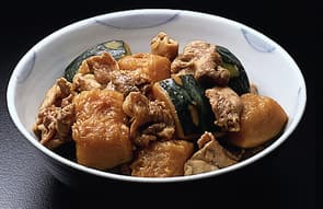 豚肉とかぼちゃの煮もの