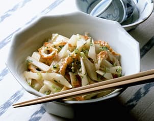 大根とちくわの炒めもの