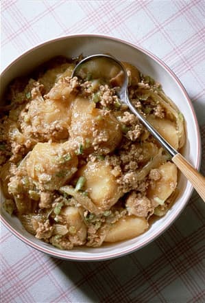 鶏肉とじゃがいものそぼろ煮