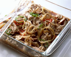 豚肉のゆで漬け