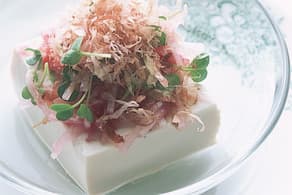 梅おかか大根の冷ややっこ