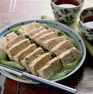 鶏ひき肉と豆腐の中国風あんかけ