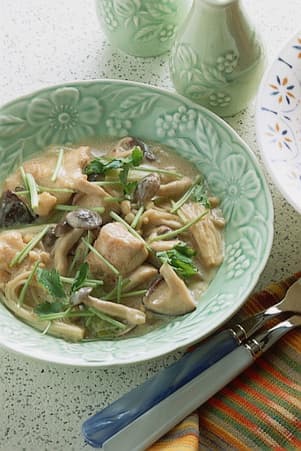 鶏肉の和風クリーム煮
