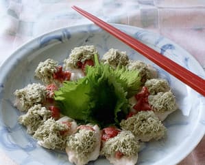 鶏肉の梅干し蒸し