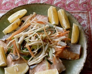 鮭の野菜蒸し