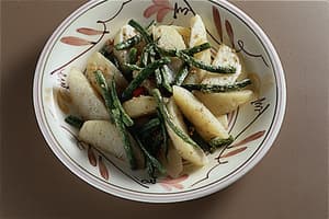 じゃがいもといんげんのガーリックソテー