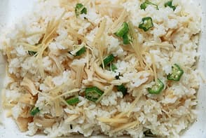 しょうが風味の帆立てご飯