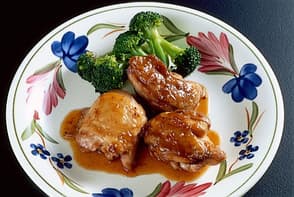 鶏もも肉のソテーはちみつソース
