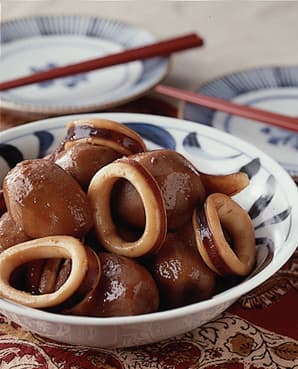 里いもといかの煮もの
