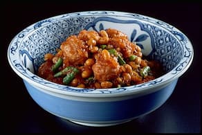 肉だんごと大豆の甘辛煮
