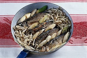 あじのフライパン焼き
