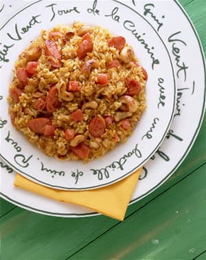 ナッツ入りカレーチャーハン