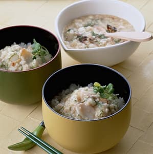 焼き魚入りとろろめし