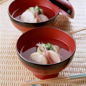 帆立て貝柱の潮汁風