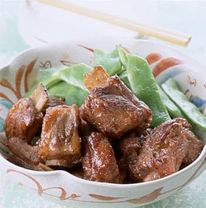 スペアリブのこってり煮
