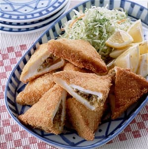 はんぺんとひき肉のはさみ揚げ