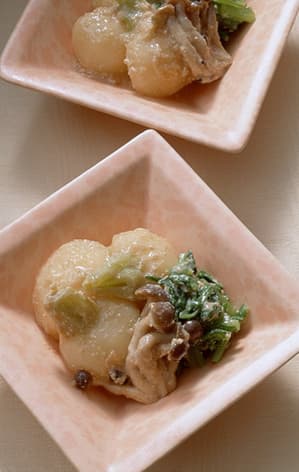 かぶの煮もの・ごま風味
