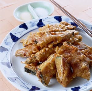 かぼちゃの肉巻き天ぷら