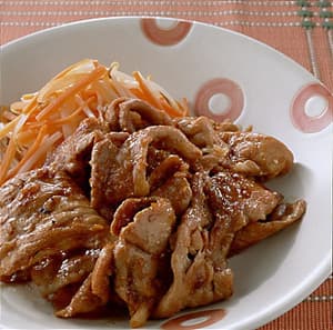 ごま風味の焼き肉
