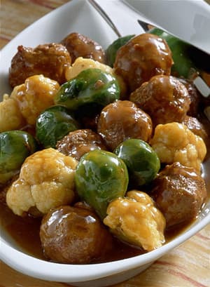 肉だんごのカレーあん