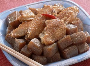 手羽先とこんにゃくのさっぱり煮
