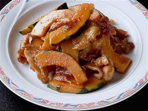豚肉とかぼちゃの炒め煮