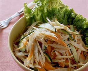 炒めごぼうの和風サラダ