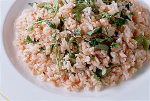 たらこのにんにく風味混ぜご飯