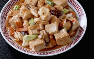 ささ身と豆腐の中国風炒め