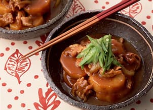 カレー風味の肉じゃが