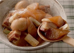 大根と豚バラ肉の中国風煮もの