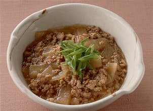 大根と豚ひき肉のとろみ煮