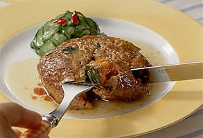 かぼちゃバーグ