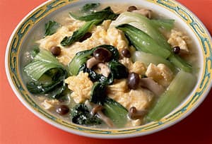 いり卵と青梗菜の中国風煮