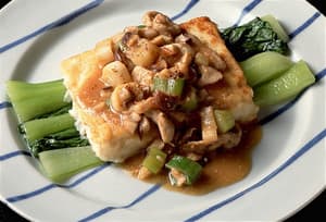 豆腐ステーキのみそソース