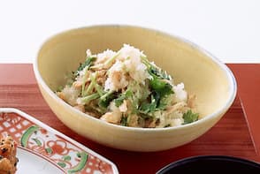 ツナと三つ葉のおろしあえ