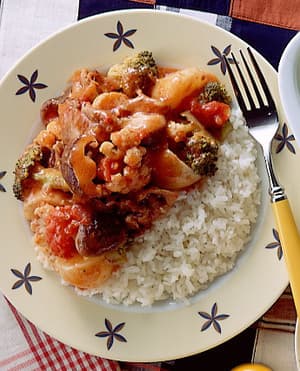 野菜と豚肉のトマト煮