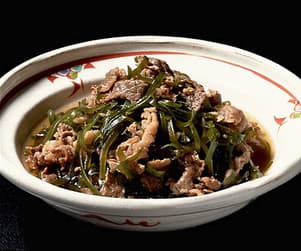 牛肉と切り昆布の煮もの