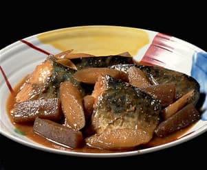 さばとごぼうの田舎風煮
