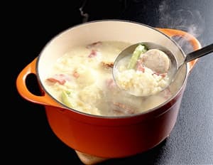 さつまいもと帆立てのクリームシチュー