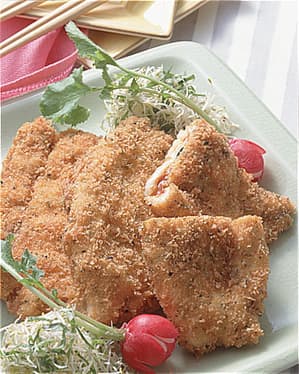 ピザ風味のチキンカツ