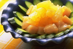 帆立てとグレープフルーツのサラダ