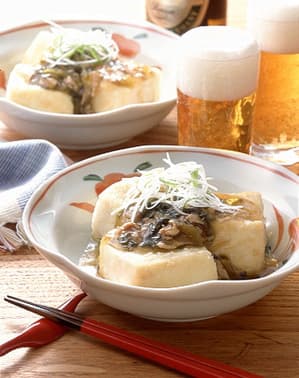 揚げだし豆腐の中国風あんかけ