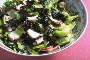 レタスとたこの和風サラダ