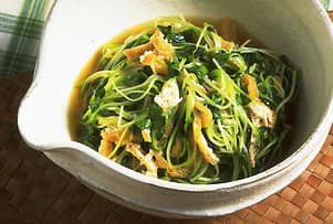 貝割れ菜の煮びたし