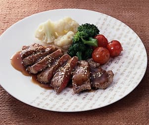 牛肉の中国風ステーキ