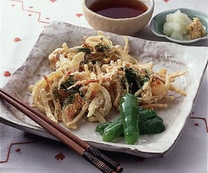 チーズ入り野菜かき揚げ