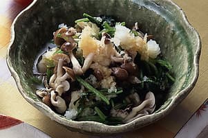 ほうれん草としめじのさっぱりあえ