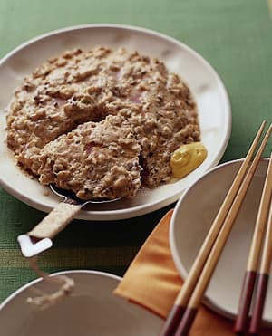ひき肉と豆腐の中華蒸し