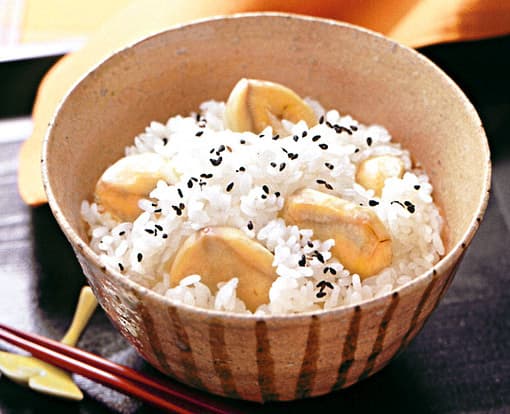 栗の炊き込みご飯